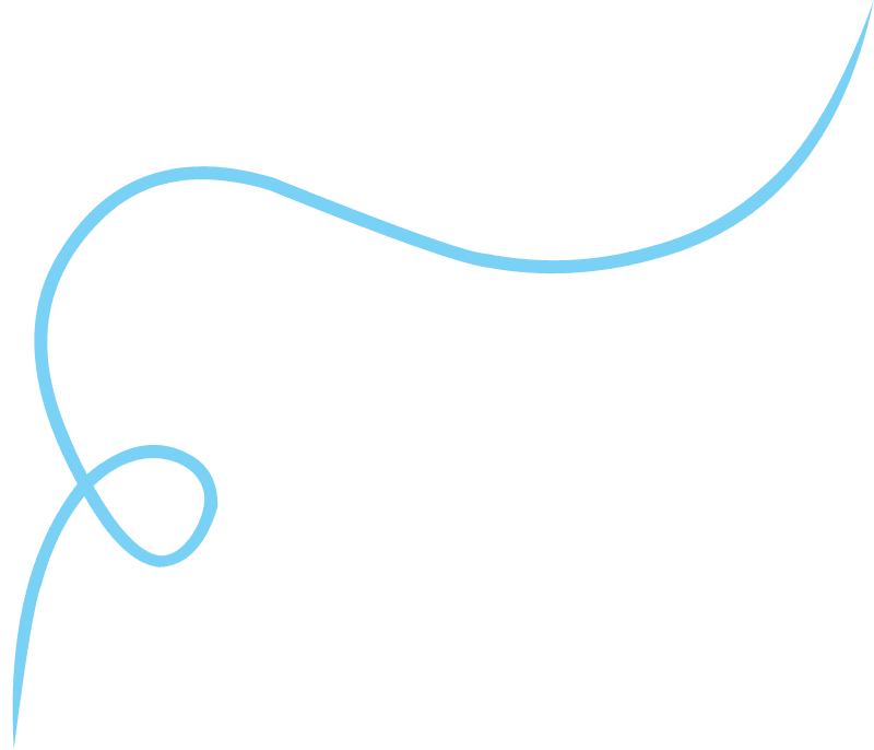 Decorative Blue Line
