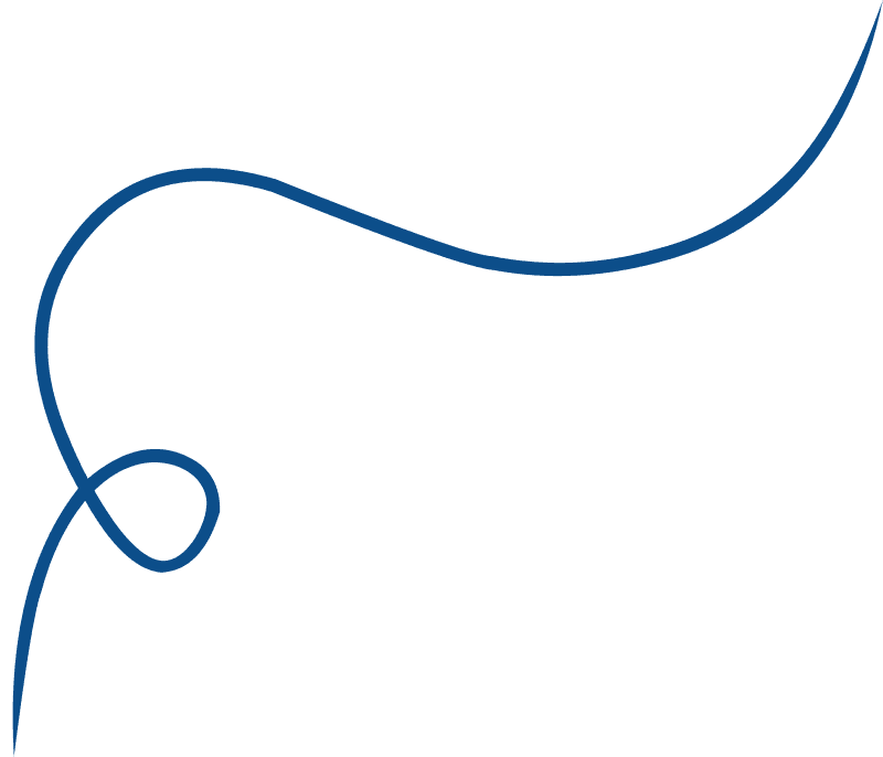 Decorative Blue Line