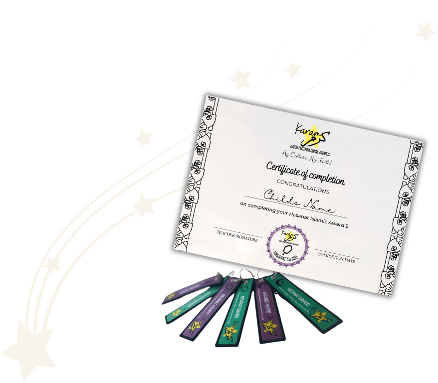 Karam International Award Certificate